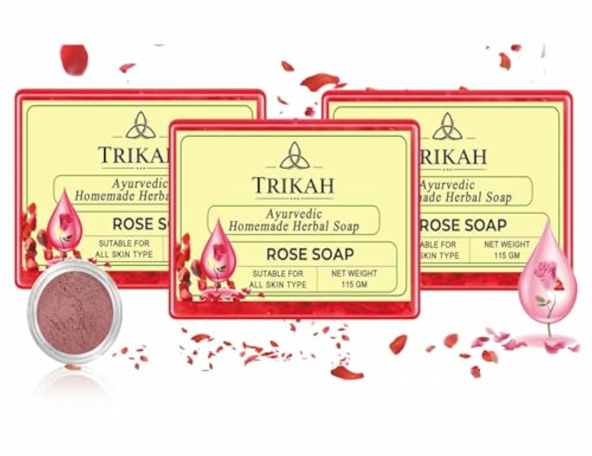 Ayurvedic Homemade Rose Soap for Glowing Skin